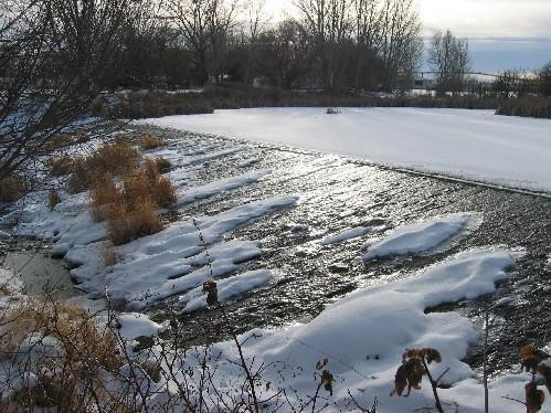 Wooden Spillway of C.P.R Dam.; Clint Roberston, 2006.