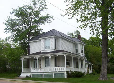 Gould Residence, front and side elevations, 2005.; City of Miramichi