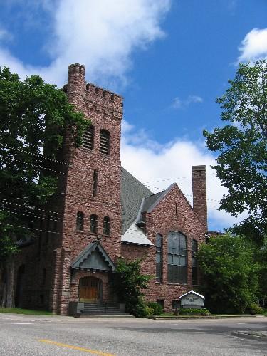 Looking north-east from Albert Street; City of Sault Ste. Marie