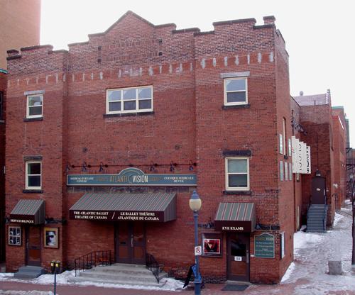 The former Salvation Army Citadel is now home to a ballet school and optometrists' offices.; Moncton Museum