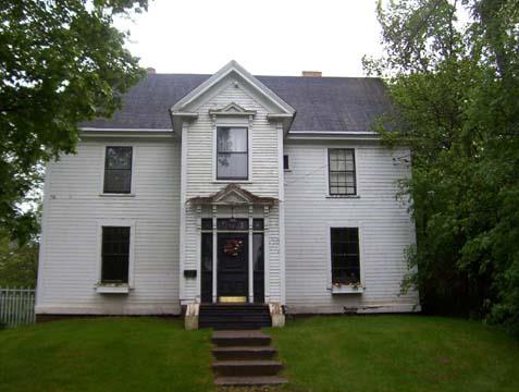 Sheriff John Shirreff's Residence (Buccleuch Place) front elevation. 2005.; City of Miramichi