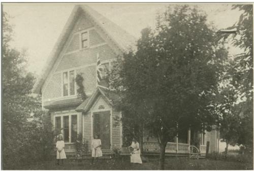 Showing west elevation in early 1900s; Keith Boswell Collection