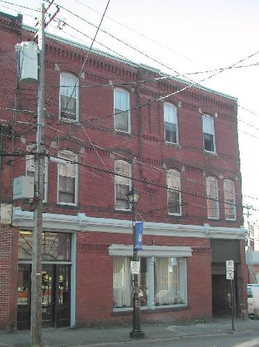 This photograph is a contextual view of the building on Princess Street, 2005.; City of Saint John