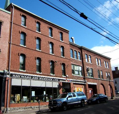 This photograph is a contextual view of the building on Princess Street, 2005.; City of Saint John