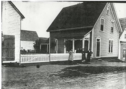 Showing north west elevation in 1895; PEI PARO Accession #:  3466 HF72.66.20.7
