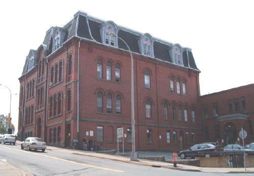 Halifax Academy, Halifax, NS, rear elevation, 2004.; Heritage Division, Nova Scotia Department of Tourism, Culture and Heritage, 2004.