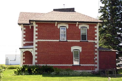 North elevation of the White House, Carberry, 2006; Historic Resources Branch, Manitoba Culture, Heritage and Tourism 2006