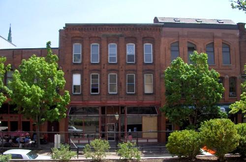 Showing context of this section of the Brown Block; City of Charlottetown, Natalie Munn, 2006
