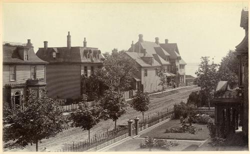 Showing streetscape in 1893; PARO PEI Accession #:  3218/61
