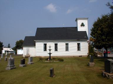 Former St. James United Church - side elevation; PNB