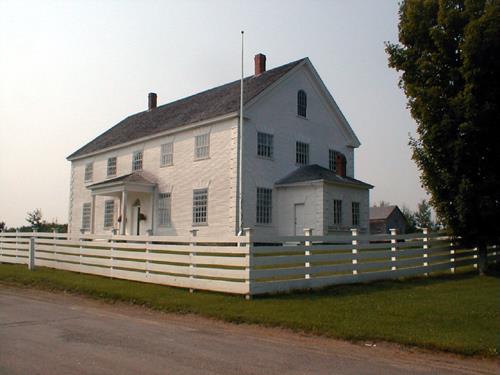 Old Carleton County Court House - front and side elevations; PNB