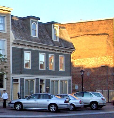 Showing context of the building on street; City of Charlottetown, Natalie Munn, 2006