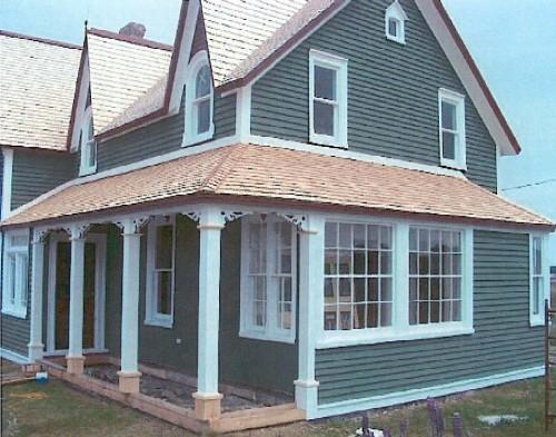 Front and side exterior photo view of St. Joseph's Rectory, Chapel Hill, Bonavista, NL, 2005; Newfoundland Historic Trust, 2006