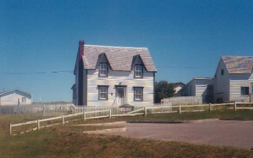 Exterior frontal view of Rear of Alexander and Jennie Templeman House, Bonavista, circa 1997; HFNL 2004