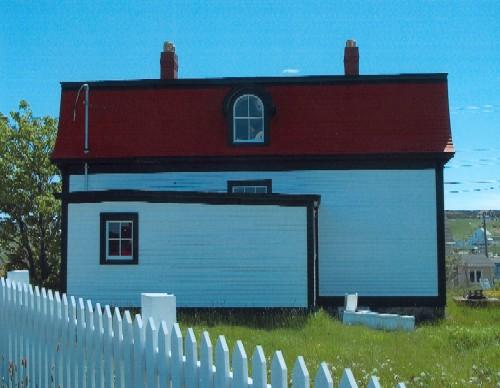 Exterior rear view of Jubilee House, Bonavista, summer 2005, after restoration work; HFNL 2005