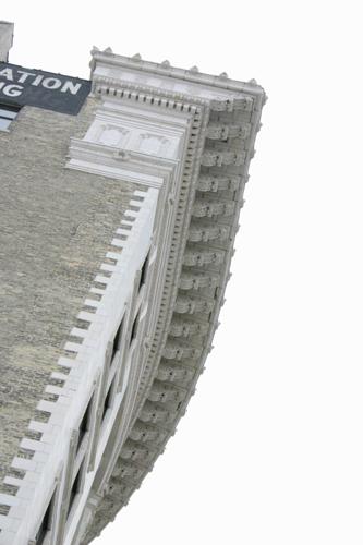 Cornice, of the Confederation Life Building, Winnipeg, 2006; Historic Resources Branch, Manitoba Culture, Heritage and Tourism 2006