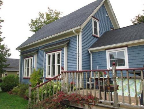 South and east elevations; B. Boudreau, 2012