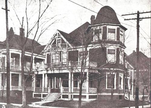 This image shows 73 Highfield Street on the left hand side - 1915.; Moncton Museum