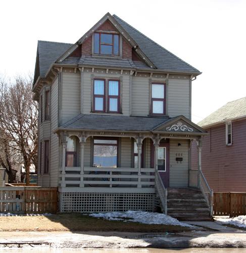 Primary elevation, from the north, of the Penrose House, Winnipeg, 2006; Historic Resources Branch, Manitoba Culture, Heritage and Tourism, 2006