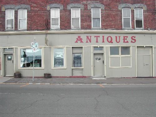 This photograph shows the storefront of the building, 2005; City of Saint John