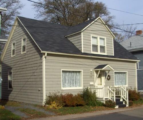Showing south west elevation; City of Charlottetown, Natalie Munn, 2006