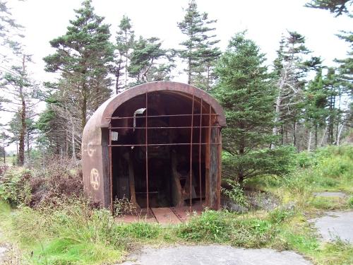 Remnants of shield and 6-inch Seacoast Gun M1903A2 with Barbette Carriage M1, located near the bunker. Photo taken 2005.; HFNL/ 2006