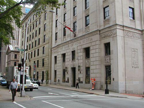 Bank of Nova Scotia front façade.; Heritage Division, NS Dept. of Tourism, Culture and Heritage, 1997.