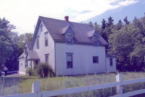 Showing two wall dormers with round arch windows; Alberton Historicial Preservation Foundation, 2006