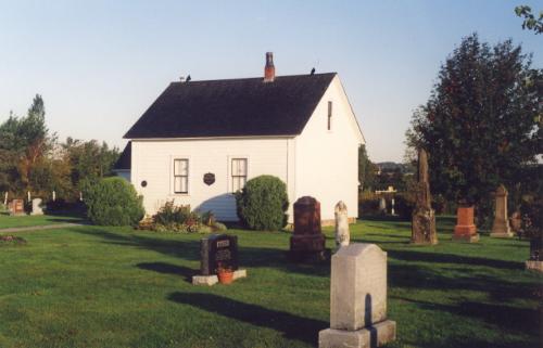 Showing side elevation; Doug Kelly, Clifton United Church, 2006