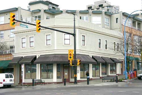 Exterior view of the Syndicate Block, 2006; City of North Vancouver, Donald Luxton and Associates, 2006