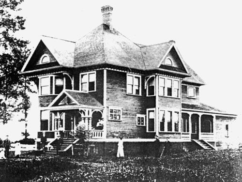 Burrvilla, exterior view c. 1906; Delta Museum and Archives