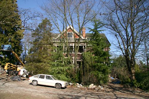 Exterior view of English Corners, 2005; City of New Westminster, 2005