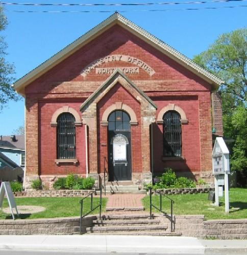 Main Entrance of Original Building; Heritage Newmarket
