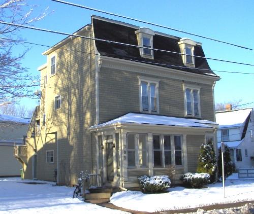 Showing south west elevation; City of Charlottetown, Natalie Munn, 2006