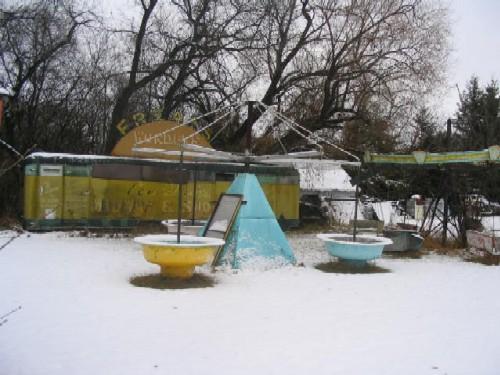 Rides on located at the rear of the property, 2005; Government of Saskatchewan, Michael Thome, 2005.