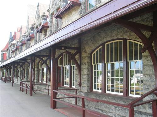 McAdam Train Station - platform level; Province of New Brunswick