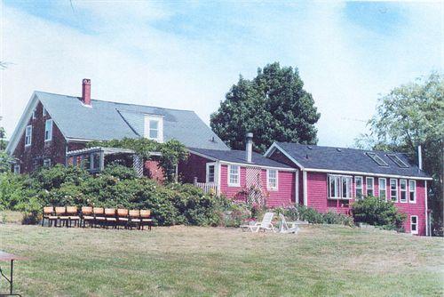 Parker Farm rear elevation, summer kitchen and addition.; NS Dept. of Housing and Municipal Affairs, 1999. Photographer: Nicholas Holman.
