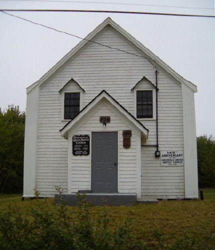 Front elevation, Greenville United Baptist Church, Greenville, 2004.; Heritage Division, NS Dept. of Tourism, Culture & Heritage, 2004.