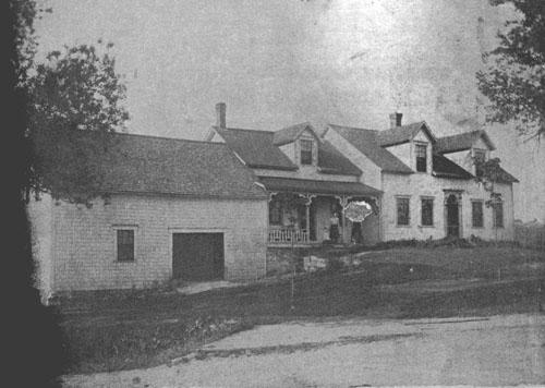 Eustache Bourque Residence - historic view of the residence; City of Dieppe