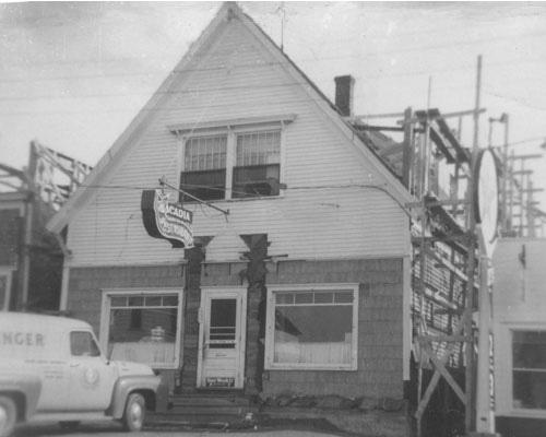 Assumption Hall - north view - under repair; Centre for Acadian Studies