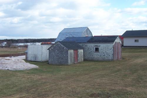 Sam LeBlanc Barn - outbuildings; Village of Cap-Pelé