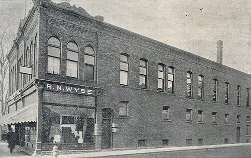 R. N. Wyse Building - c1918 - looking northwest; Moncton Museum