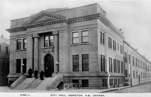 Moncton City Hall and Market Building, completed in 1916.; Moncton Museum