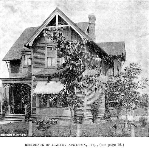169 Botsford Street (Atkinson Residence) as it appeared in an 1892 publication of the Saint John Daily Sun.; Moncton Museum