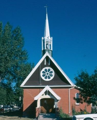 View of Front elevation, 1981.; Government of Saskatchewan, Frank Korvemaker, 1981.