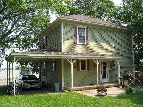Arseneau House - rear view of the house; Town of Tracadie-Sheila