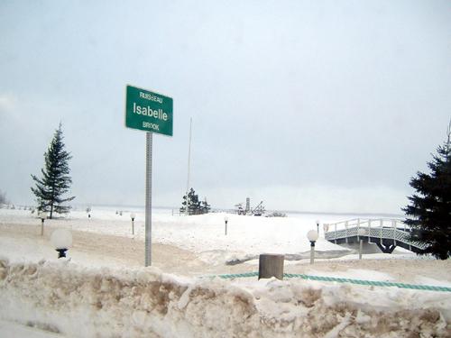 Gabriel Giraud Site - commemorative site along Isabelle Brook; Province of New Brunswick