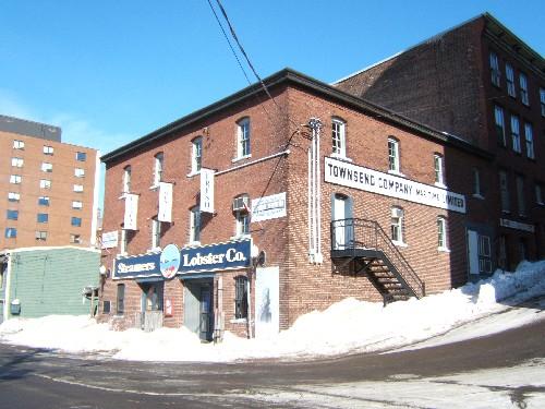 Andrew Malcolm's Warehouse - this photograph shows the facade facing Water Street, 2005; City of Saint John