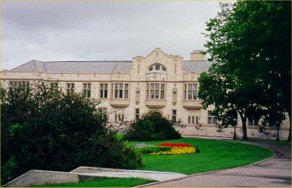 The College Building; the building in its landscape setting, 2000.; Parks Canada Agency/Agence Parcs Canada, J. Hucker, 2000.