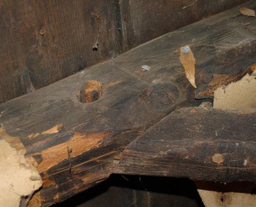 Frame detail; Village of Cap-Pelé